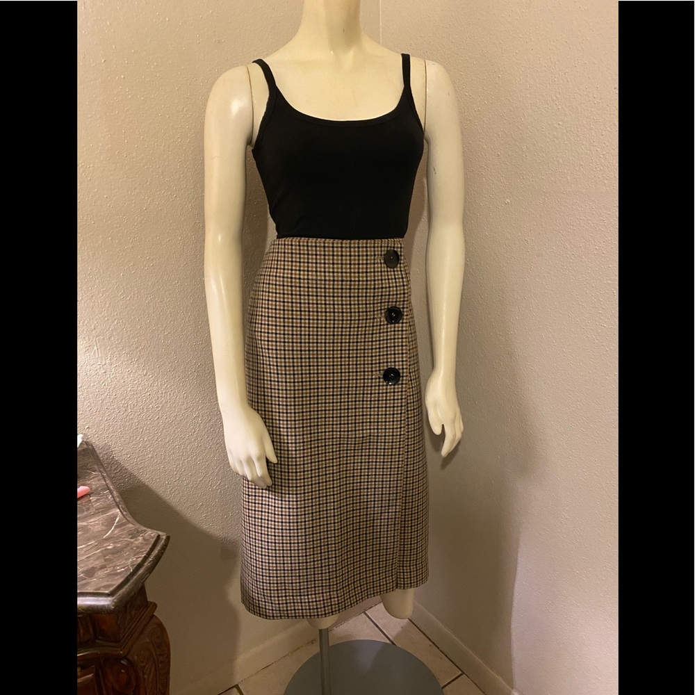 Gorgeous plaid long skirt